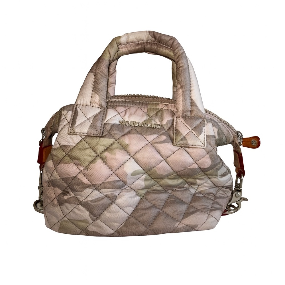 MZ Wallace Quilted Mini Bag - Cream and Brown